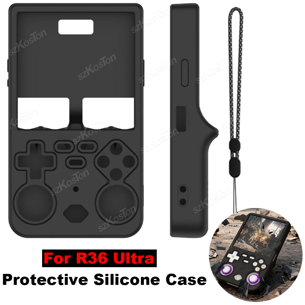 Gaming Console R36 - Silikon Koruyucu Kılıf R36 Ultra El