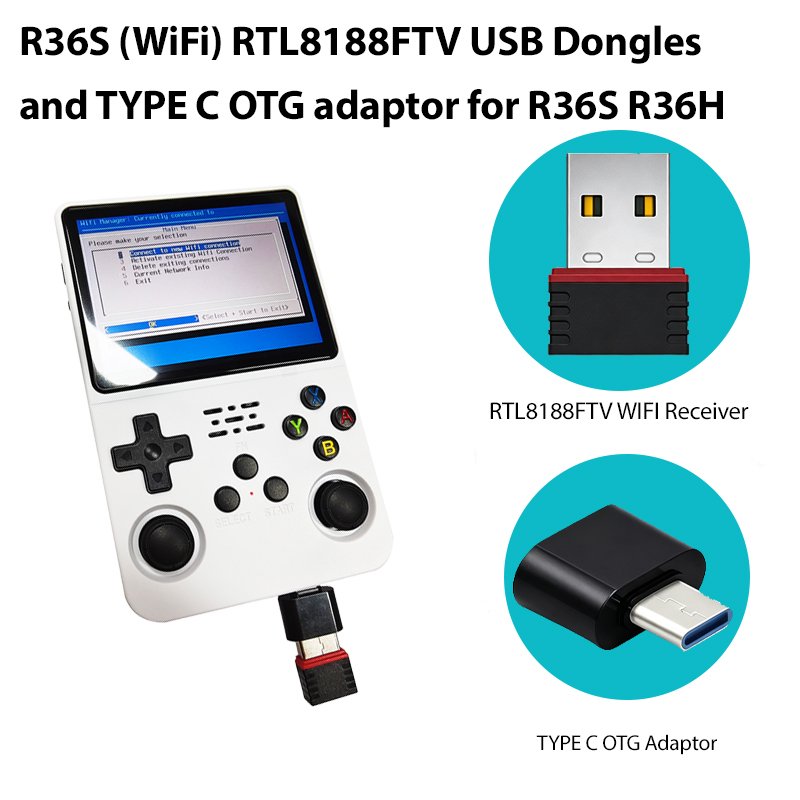 Gaming Console In 2026 - 2026 R36S (WiFi) RTL8188FTV USB Dongle'ları