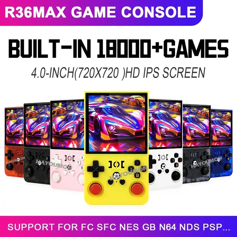 Gaming Console R36 Max - R36 Max Taşınabilir El Tipi Retro