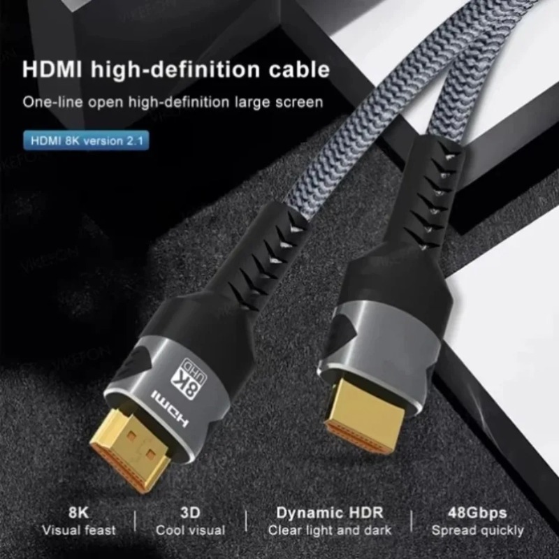 8K UHD HDMI Kablo 2.1 Yüksek H - Gaming Console Definition incelemesi ve fiyatı