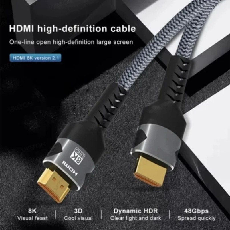 Örgülü 8K HDMI 2.1 Kablo Yükse - Gaming Console Definition incelemesi ve fiyatı