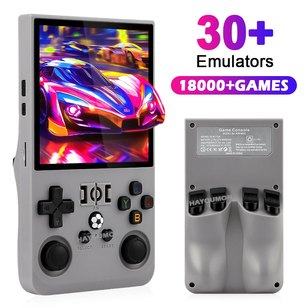 R36 Max Gri El Oyun Oyuncusu 4 - Gaming Console R36 Max incelemesi ve fiyatı