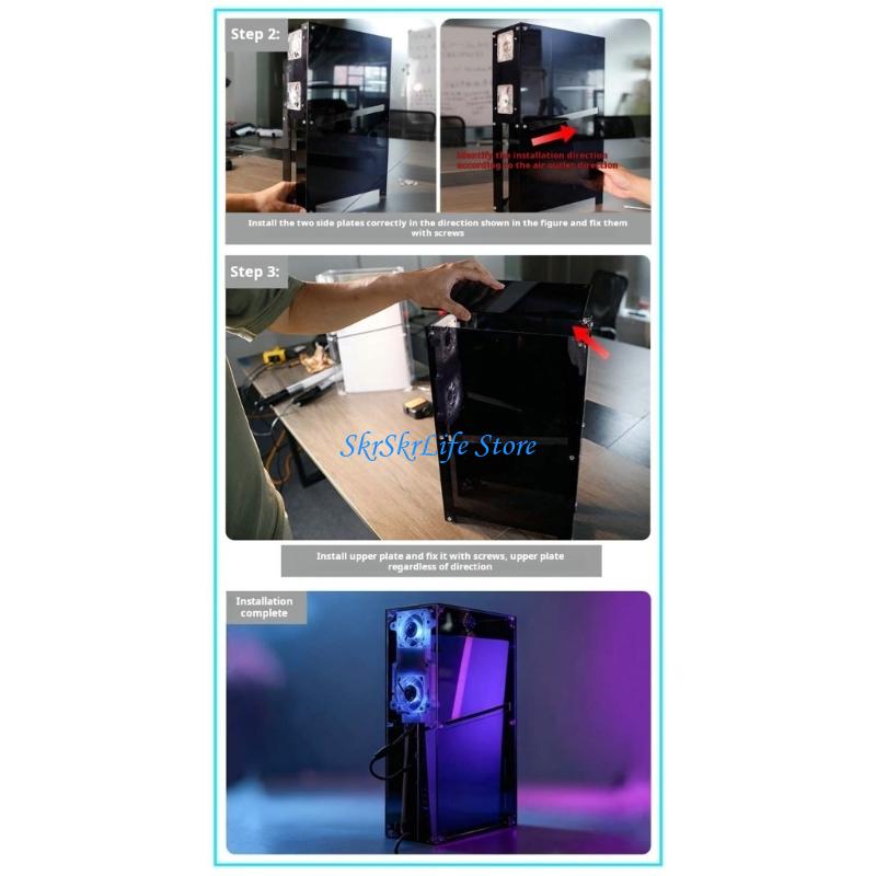 E65E Geliştirilmiş Soğutma Sis - Gaming Console Display Case incelemesi ve fiyatı